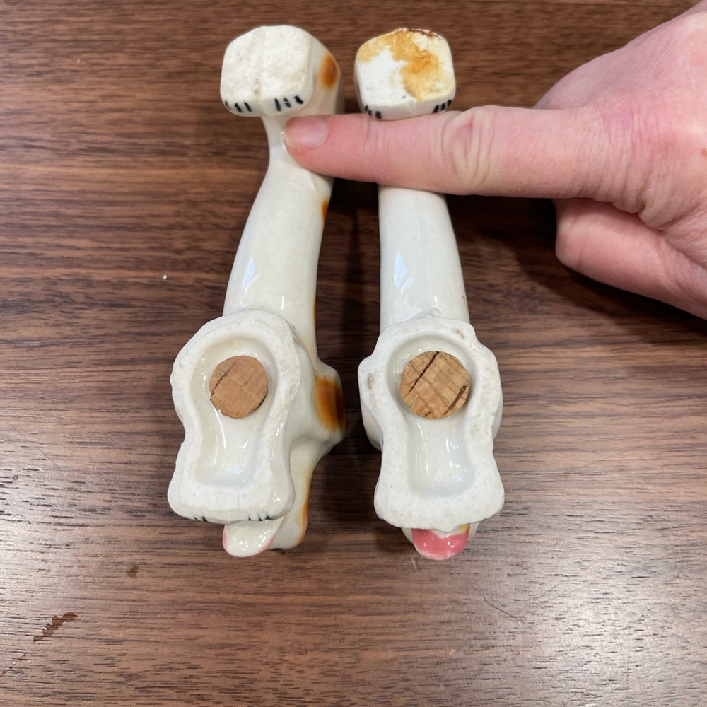 Antique Long Dog Salt & Pepper Shakers - Picture 5 of 6